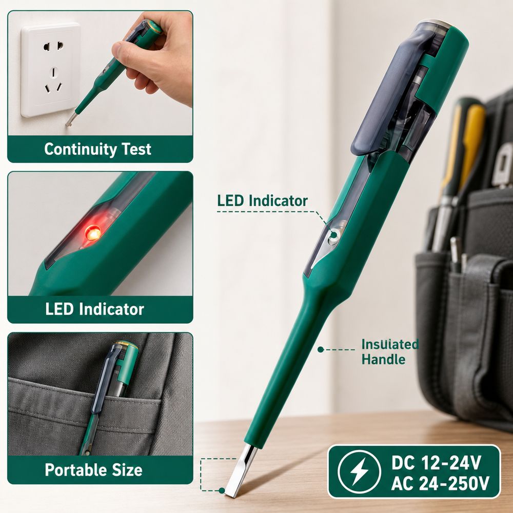 Pena Penguji Tegangan Indikato - Circuit Test Pencil ulasan dan harga