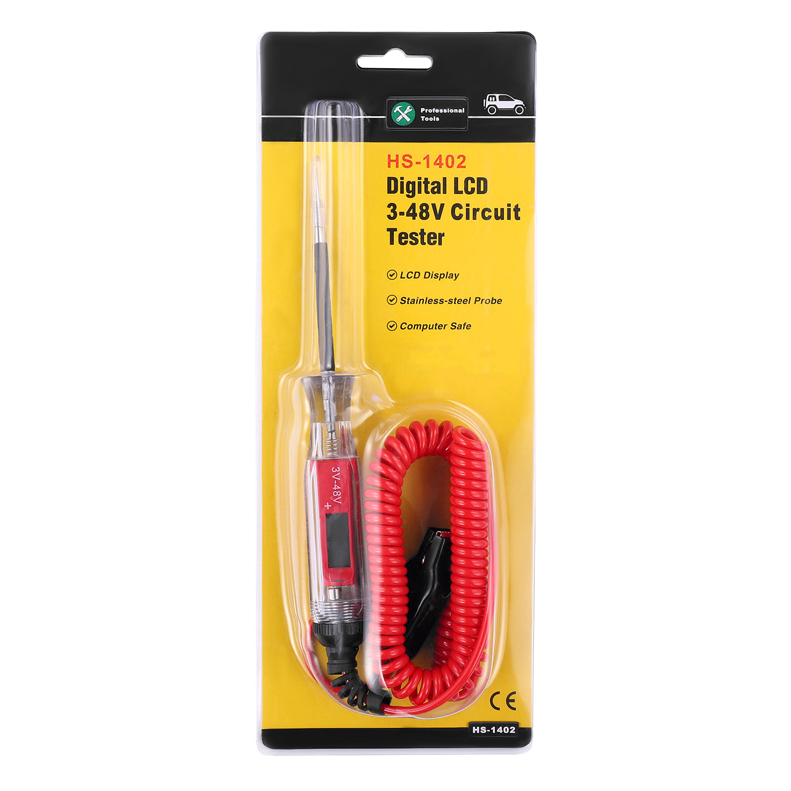 Pena Uji Otomotif 3-48V dengan - Circuit Test Pencil ulasan dan harga
